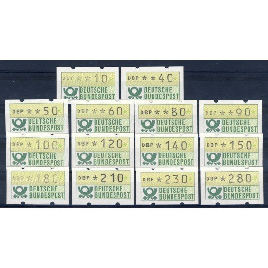 Alemania Federal Germany Distribuidores 1 1981 14  MNH