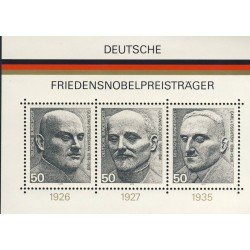 Alemania Federal Germany HB 101975 Premios Nobel de la Paz alemanes Lujo
