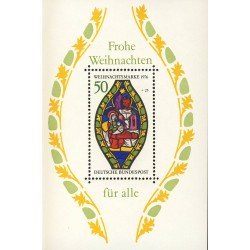 Alemania Federal Germany HB 12 1976 Navidad Sorteo beneficencia vidriera Lujo