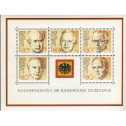 Alemania Federal Germany HB 17 1982 Presidentes de la RFA  Lujo