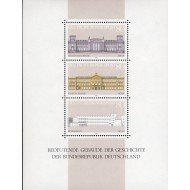 Alemania Federal Germany HB 19 1986 Principios de la democracia Edificos de RFA Lujo