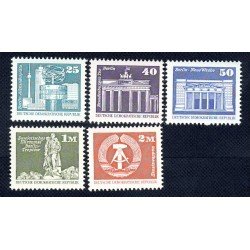 Alemania Oriental - 2199/03 - GERMANY 1980 Serie-construcciones socialistas en la RDA-Lujo