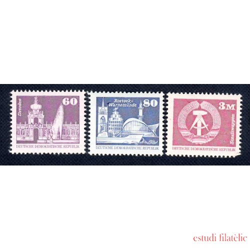 Alemania Oriental - 2303/05 - GERMANY 1981 Serie construcciones socialistas de la RDA Lujo