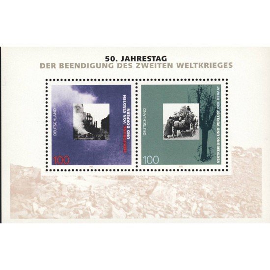 Alemania Federal Germany HB 30 1995 50º Aniv. fin de la 2ª guerra mundial Lujo