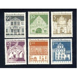 Alemania Federal - 357/62 - GERMANY 1966 Edificios históricos Lujo