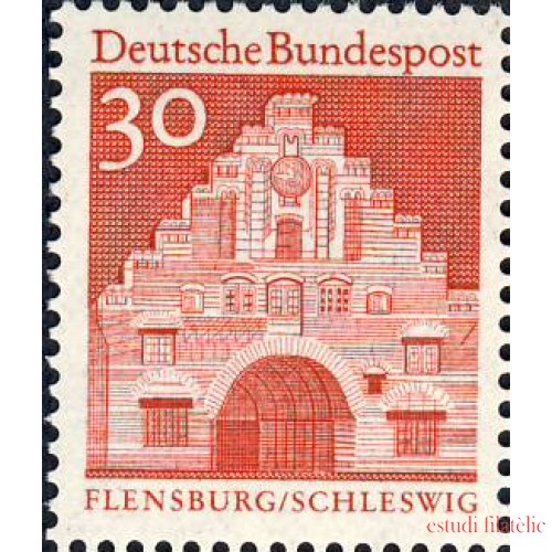 Alemania Federal - 386 - GERMANY 1967 Edificio histórico -Nordentor- Lujo