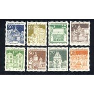 Alemania Federal - 391/97A - GERMANY 1967-69 Serie edificios históricos Lujo