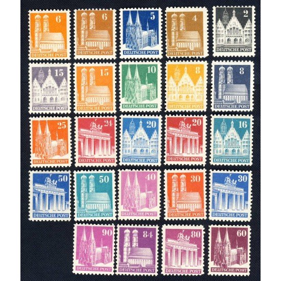 Alemania Bizona 41/64 1948 Monumentos Lujo