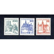 Alemania Federal - 834/36 - GERMANY 1978 Serie-Castillos-Lujo