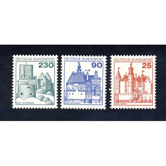 Alemania Federal - 834/36 - GERMANY 1978 Serie-Castillos-Lujo