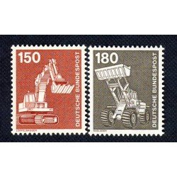 Alemania Federal - 859/60 - GERMANY 1979 Serie industria y tecnología Lujo