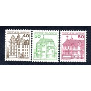 Alemania Federal - 876/78 - GERMANY  1979-80 Serie-Castillos-Lujo