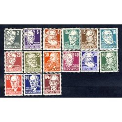 Alemania Oriental 91/05 1953 Celebridades diversas MH
