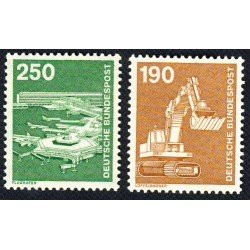 Alemania Federal - 972/73 -GERMANY 1982 Serie-Industria y técnica Lujo