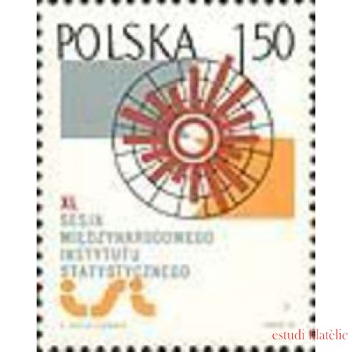 Polonia - 2234 - 1975 40ª Sesión del Instituto internacional de estadística Gràfica simbólica Lujo