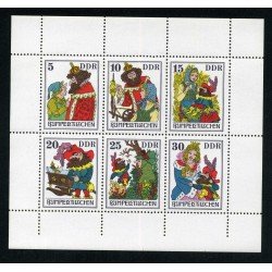 Alemania Oriental - 1869/74-H - GERMANY 1976 Imágenes de cuento Diablillo Mini-hojita 6 sellos Lujo Alemania Oriental - 1869/74-H - GERMANY 1976 Imágenes de cuento Diablillo Mini-hojita 6 sellos Lujo