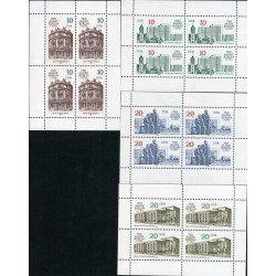 Alemania Oriental - 2695/98-H - GERMANY 1987 750º Aniv. de Berlín 4 Hojitas de 4 valores Lujo Alemania Oriental - 2695/98-H - GERMANY 1987 750º Aniv. de Berlín 4 Hojitas de 4 valores Lujo