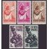 Guinea Española 325/29 1953 Serie Básica Tipos indígenas MNH