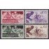 Guinea Española 334/37 1954 Pro indígenas Caza MNH