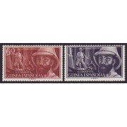 Guinea Española 342/43 1955 Centº del nacimiento de Manuel Iradier MNH 