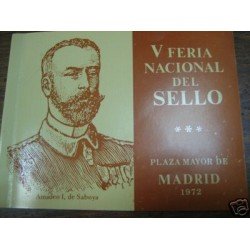 España Spain Hojitas Recuerdo 2 1972 FNMT Carnet
