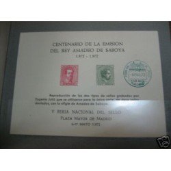 España Spain Hojitas Recuerdo 2 1972 FNMT Carnet