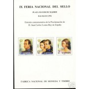 España Spain Hojitas Recuerdo 44 1976 FNMT FNS Juan Carlos I Sofía 