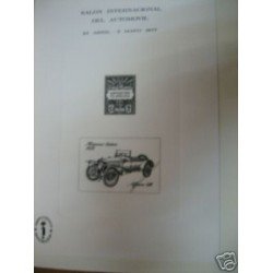 España Spain Hojitas Recuerdo 45P FNMT Salón Automóvil