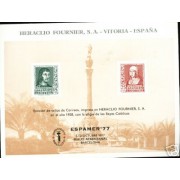 España Spain Hojitas Recuerdo 58 1977 FNMT Espamer 77 Heraclio Fournier