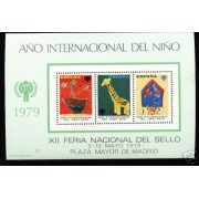 España Spain Hojitas Recuerdo 75 1979 FNMT Año Internacional Niño