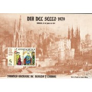 España Spain Hojitas Recuerdo 79 1979 FNMT Exfilna 79 Burgos