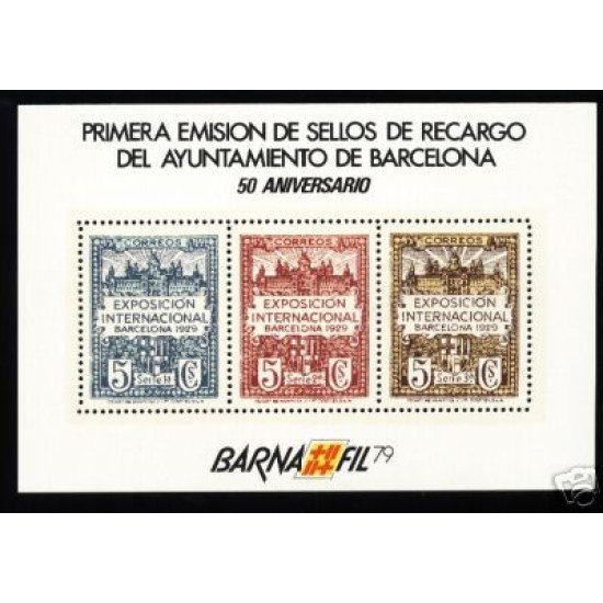 España Spain Hojitas Recuerdo 80 1979 FNMT Barnafil 79