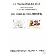 España Spain Hojitas Recuerdo 85 1980 FNMT Fútbol España 82
