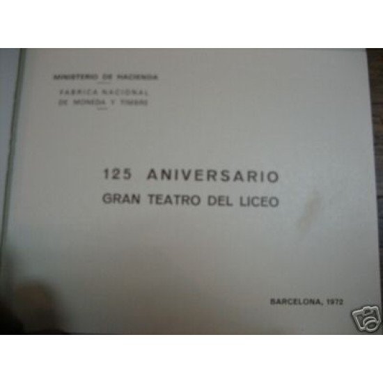 España Spain Hojitas Recuerdo Libro FNMT Liceo