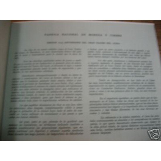 España Spain Hojitas Recuerdo Libro FNMT Liceo
