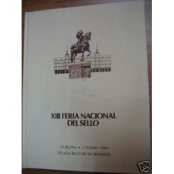 España Spain Hojitas Recuerdo 1980 Libro XIII Feria Nacional