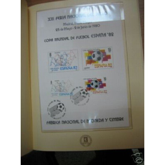 España Spain Hojitas Recuerdo 1980 Libro XIII Feria Nacional