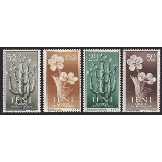 Ifni 128/31 1956 Pro infancia Flora MNH Ifni 128/31 1956 Pro infancia Flora MNH