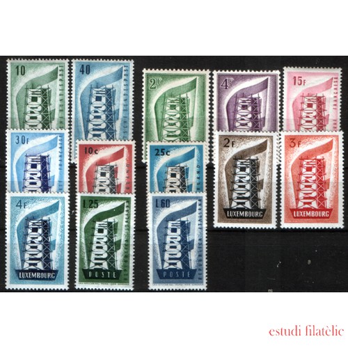 Tema Europa 1956 Completo MNH