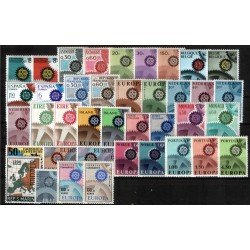 Tema Europa -1967 Año Completo 39 Sellos Tema Europa -1967 Año Completo 39 Sellos