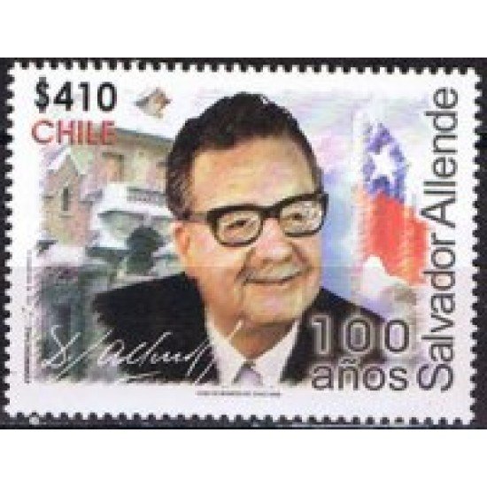 Chile 1844 2008 Salvador Allende MNH