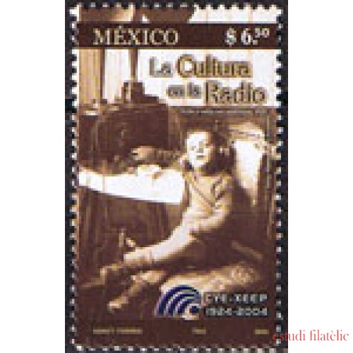 Mexico 2086 2004 La Cultura en la radio MNH