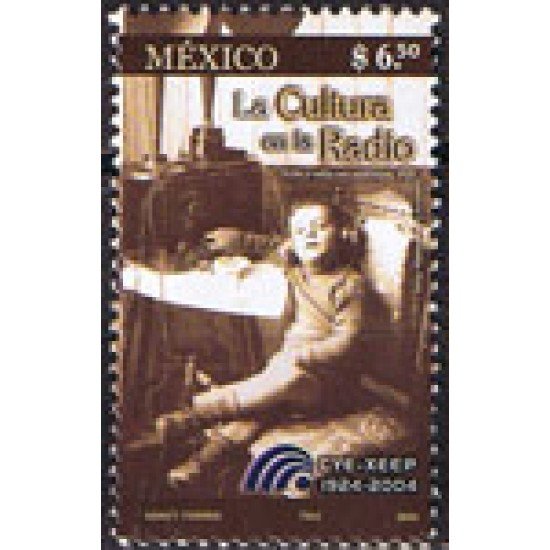 Mexico 2086 2004 La Cultura en la radio MNH Mexico 2086 2004 La Cultura en la radio MNH