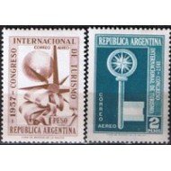 Argentina A- 48/49 1957 Congreso Internacional de Turismo MNH