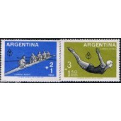 DEP4/S Argentina A- 63/64 1959 3° Juegos deportivos panamericanos MNH