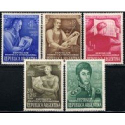 Argentina A- 34/38 1950 Exposición Internacional de Buenos Aires MNH Argentina A- 34/38 1950 Exposición Internacional de Buenos Aires MNH