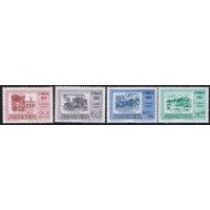 Argentina A- 70/73 1960 Exposición Filatélica MNH