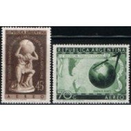 Argentina A- 31/32 1948/49 4° Reunión Panamericana de Cartografía MNH