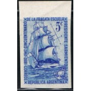Argentina 488a 1947 51 Años de la Fragata-escuela Presidente Sarmiento. Sin Dentar