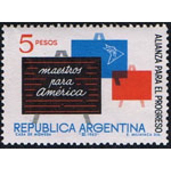 VAR3/S  Argentina  Nº 677   Alianza para el progreso MNH